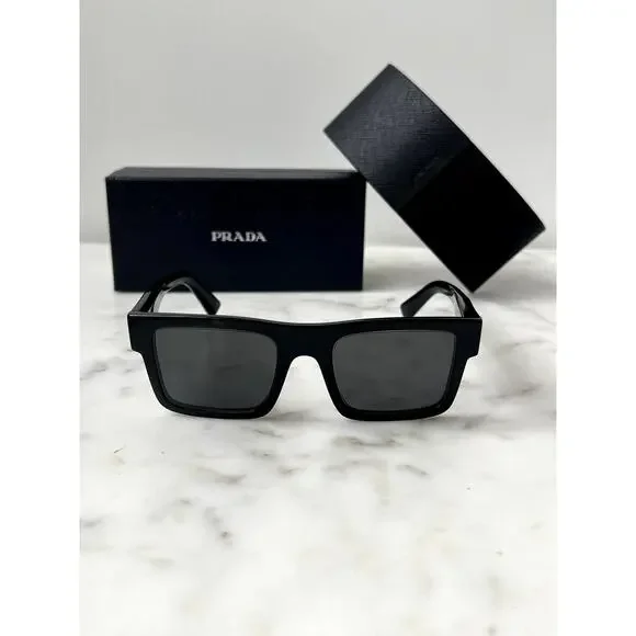 NEW Prada PR19WSF Unisex Sunglasses in Black - Picture 4 of 8